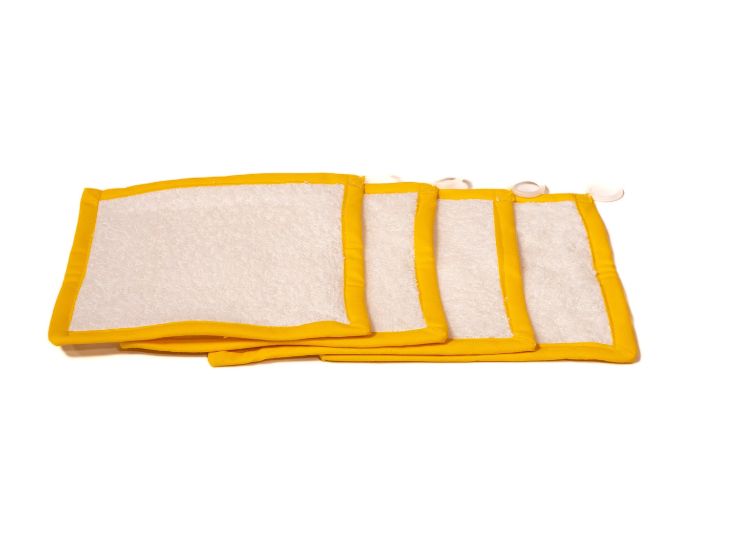 Pack (4) toalla con anilla AMARILLO