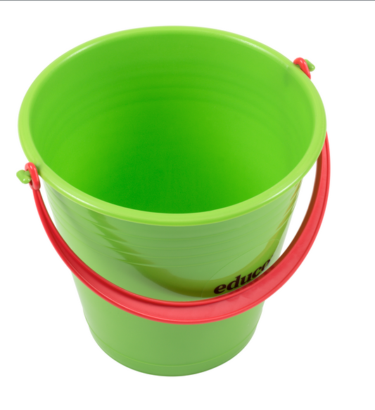 Cubo plástico verde
