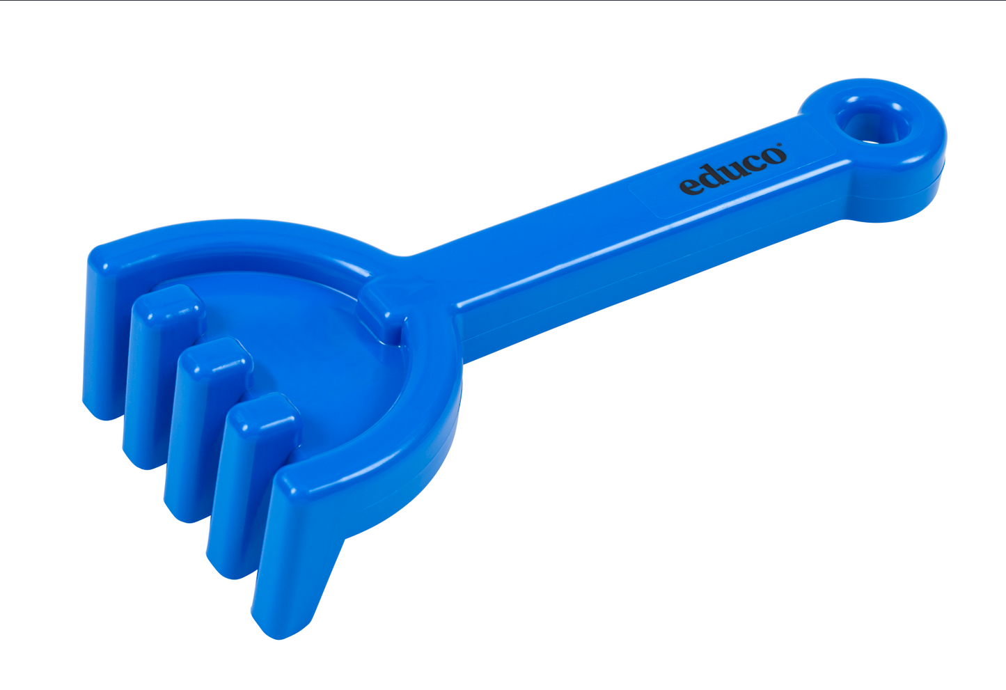 Rastrillo plástico azul