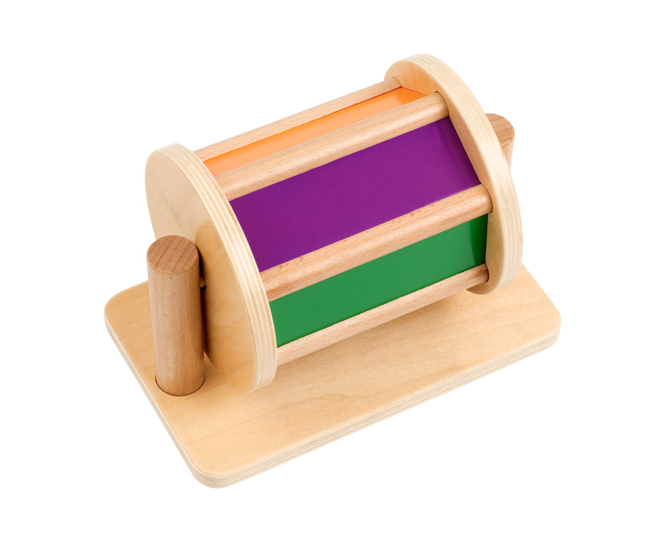 Rodari con base de madera