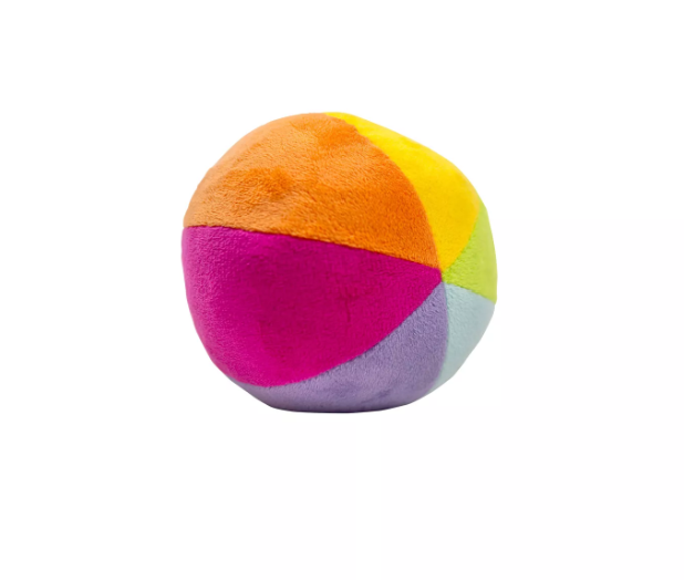 Pelota blanda con sonajero