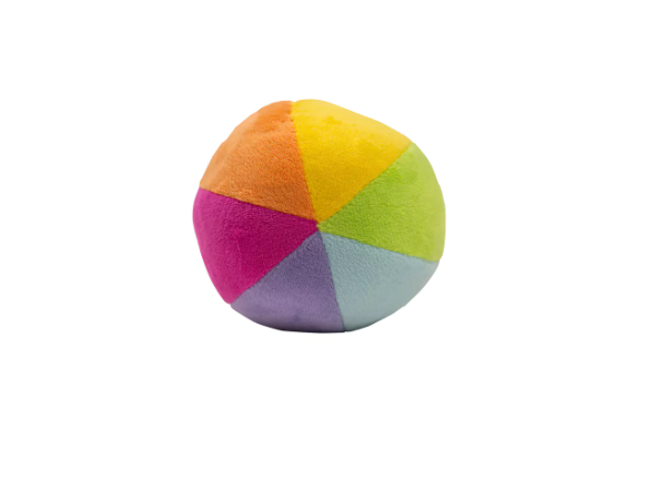 Pelota blanda con sonajero