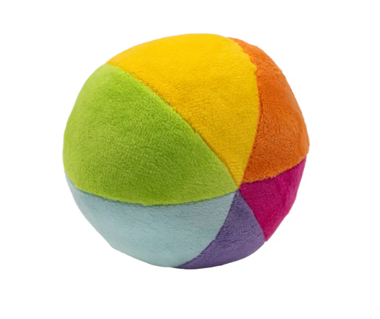Pelota blanda con sonajero