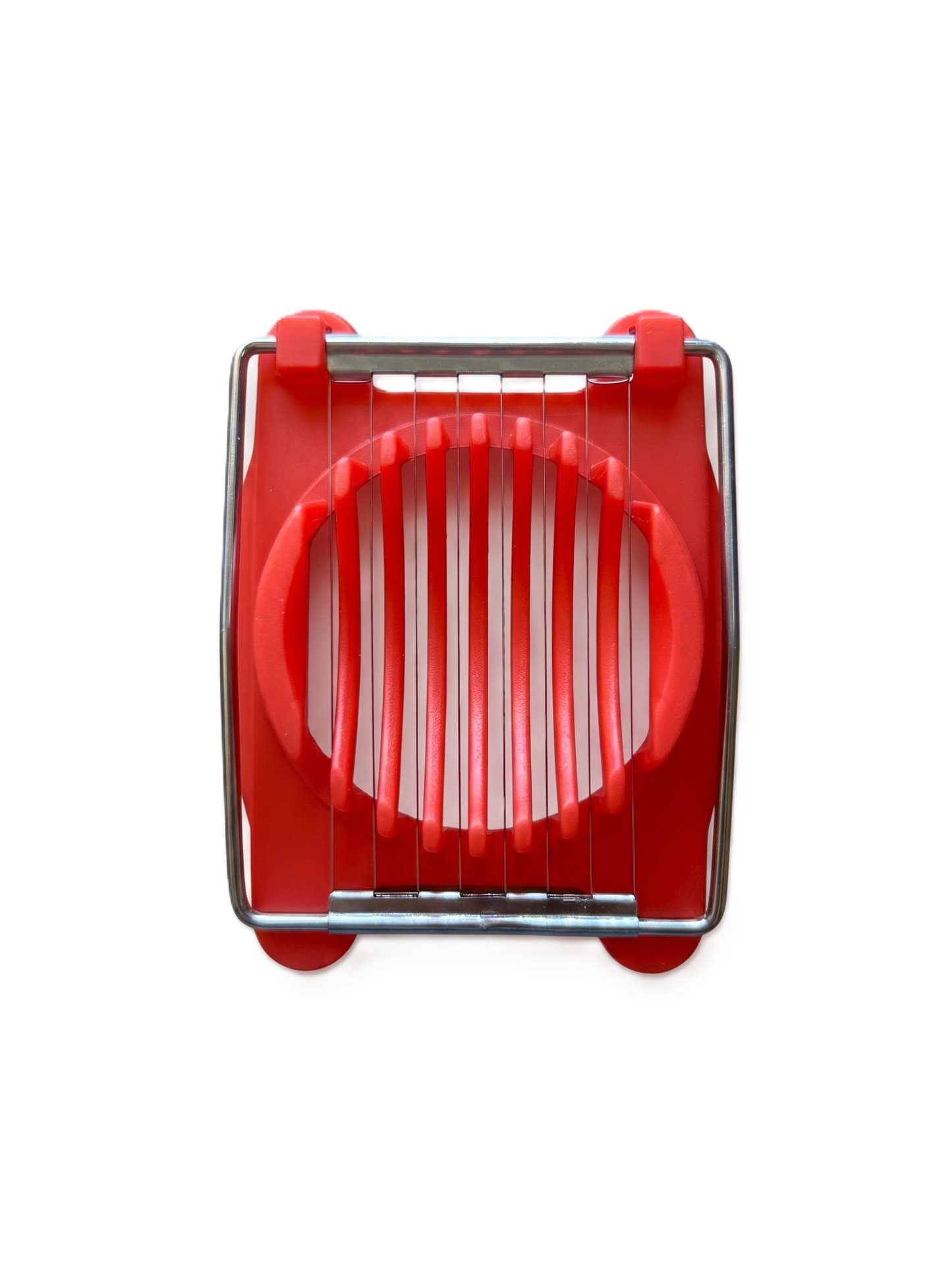 Cortador de huevo rojo