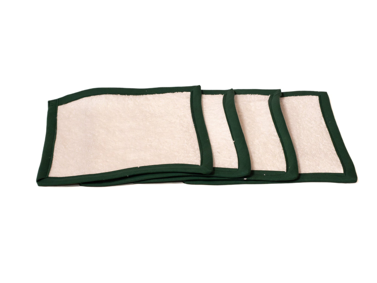 Pack (4) toalla sin anilla VERDE OSCURO