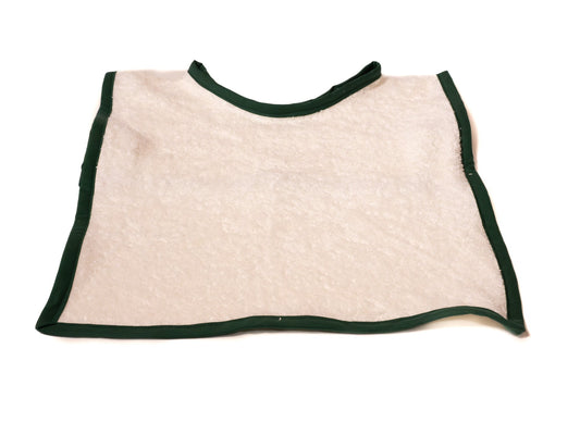 Delantal verde oscuro